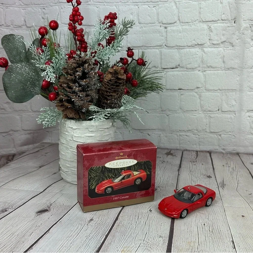 Vintage hallmark Keepsake Ornament 1997 Chevrolet corvette